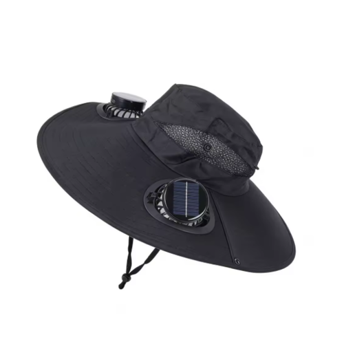 Solar-Powered Fan Hat