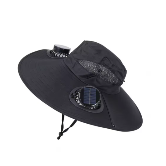 Solar-Powered Fan Hat