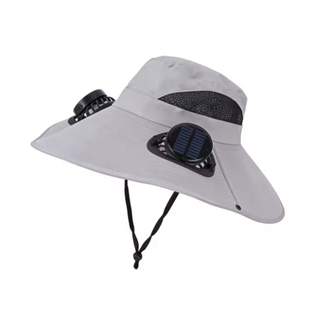Solar-Powered Fan Hat