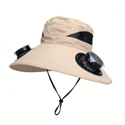 Solar-Powered Fan Hat
