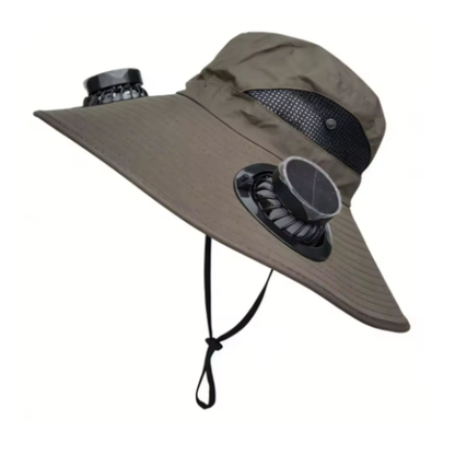 Solar-Powered Fan Hat